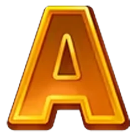 Orange A card symbol